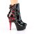 Pleaser DELIGHT-1012 Plateau Stiefeletten Lack Schwarz EU-35 / US-5