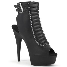 Pleaser DELIGHT-600-18 Plateau Stiefeletten Kunstleder...