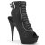 Pleaser DELIGHT-600-18 Plateau Stiefeletten Kunstleder Schwarz EU-37 / US-7