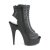 Pleaser DELIGHT-600-18 Plateau Stiefeletten Kunstleder Schwarz EU-37 / US-7