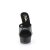 Pleaser DELIGHT-601-6RM Plateau Pantoletten künstliches Wildleder Strass Schwarz EU-36 / US-6