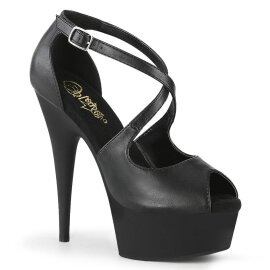 Pleaser DELIGHT-621 Plateau Sandaletten Kunstleder...