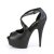 Pleaser DELIGHT-621 Plateau Sandaletten Kunstleder Schwarz EU-35 / US-5