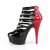 Pleaser DELIGHT-695 Plateau Sandaletten Lack Schwarz EU-35 / US-5