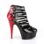 Pleaser DELIGHT-695 Plateau Sandaletten Lack Schwarz EU-35 / US-5