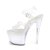 Pleaser DISCOLITE-708 Plateau Sandaletten Transparent Bunt EU-35 / US-5