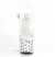 Pleaser DISCOLITE-708DOTS Plateau Sandaletten Transparent Bunt EU-38 / US-8