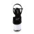 Pleaser DISCOLITE-709 Plateau Sandaletten Lack Schwarz Bunt EU-40 / US-10