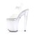 Pleaser DISCOLITE-808 Plateau Sandaletten Transparent Bunt EU-35 / US-5
