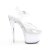 Pleaser ECHOLITE-708 Plateau Sandaletten Transparent Bunt EU-35 / US-5