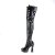 Pleaser ELECTRA-3023 Overknee Stiefel Lack Schwarz EU-42 / US-12