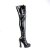 Pleaser ELECTRA-3023 Overknee Stiefel Lack Schwarz EU-37 / US-7