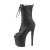 Pleaser ENCHANT-1041 Plateau Stiefelette Kunstleder Schwarz EU-36 / US-6