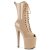 Pleaser ENCHANT-1041 Plateau Stiefelette Lack Beige EU-40 / US-10