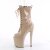 Pleaser ENCHANT-1041 Plateau Stiefelette Lack Beige EU-40 / US-10