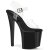 Pleaser ENCHANT-708 Plateau Sandaletten Transparent Schwarz EU-35 / US-5