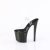 Pleaser ENCHANT-708 Plateau Sandaletten Transparent Schwarz EU-38 / US-8