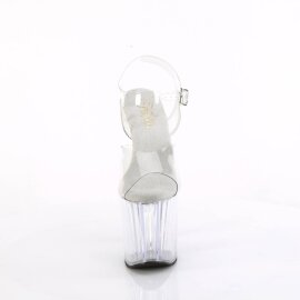 Pleaser ENCHANT-708 Plateau Sandaletten Transparent EU-35...