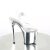 Pleaser ENCHANT-708 Plateau Sandaletten Chrom Transparent Silber EU-35 / US-5