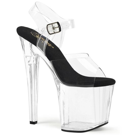 Pleaser ENCHANT-708 Plateau Sandaletten Transparent EU-37 / US-7