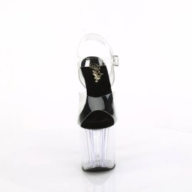 Pleaser ENCHANT-708 Plateau Sandaletten Transparent EU-37...