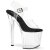 Pleaser ENCHANT-708 Plateau Sandaletten Transparent EU-37 / US-7