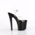 Pleaser ENCHANT-708LT-CIRCLE Plateau Sandaletten Transparent Schwarz EU-39 / US-9