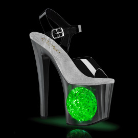 Pleaser ENCHANT-708LT-CIRCLE Plateau Sandaletten...