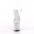 Pleaser ENCHANT-708RSI Plateau Sandaletten Glitter Transparent Silber EU-36 / US-6