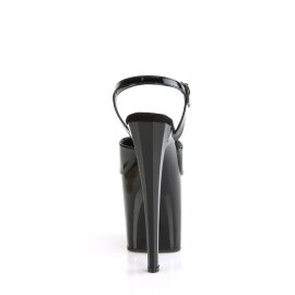 Pleaser ENCHANT-709 Plateau Sandaletten Lack Schwarz EU-39 / US-9