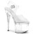 Pleaser ESTEEM-708 Plateau Sandaletten Transparent EU-35 / US-5