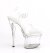 Pleaser ESTEEM-708 Plateau Sandaletten Transparent EU-37 / US-7