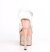 Pleaser ESTEEM-708CHLG Plateau Sandaletten Glitter Rose-Gold EU-39 / US-9