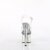 Pleaser ESTEEM-708CK Plateau Sandaletten Holo Transparent Silber EU-37 / US-7