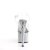 Pleaser ESTEEM-708DM Plateau Sandaletten Strass Transparent Silber EU-35 / US-5