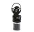 Pleaser ESTEEM-709 Plateau Sandaletten Lack Schwarz Transparent EU-35 / US-5