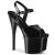 Pleaser ESTEEM-709 Plateau Sandaletten Lack Schwarz EU-35 / US-5