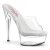 Pleaser EXCITE-601 Plateau Sandaletten Transparent EU-37 / US-7