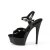 Pleaser EXCITE-609 Plateau Sandaletten Lack Schwarz EU-36 / US-6