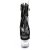 Pleaser FLASHDANCE-1018-7 Plateau Stiefeletten Lack Schwarz Bunt EU-35 / US-5