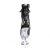 Pleaser FLASHDANCE-1018-7 Plateau Stiefeletten Lack Schwarz Bunt EU-35 / US-5