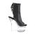 Pleaser FLASHDANCE-1018-7 Plateau Stiefeletten Kunstleder Schwarz EU-35 / US-5