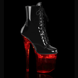 Pleaser FLASHDANCE-1020-8 Plateau Stiefeletten Lack...