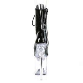 Pleaser FLASHDANCE-1020-8 Plateau Stiefeletten Lack Schwarz Bunt EU-35 / US-5