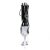 Pleaser FLASHDANCE-1020-8 Plateau Stiefeletten Lack Schwarz Bunt EU-35 / US-5