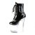 Pleaser FLASHDANCE-1020-8 Plateau Stiefeletten Lack Schwarz Bunt EU-37 / US-7