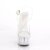Pleaser FLASHDANCE-608CH Plateau Sandaletten Transparent Bunt EU-38 / US-8