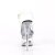 Pleaser FLASHDANCE-708 Plateau Sandaletten Transparent Schwarz EU-40 / US-10