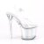 Pleaser FLASHDANCE-708SCH Plateau Sandaletten Transparent Bunt EU-40 / US-10