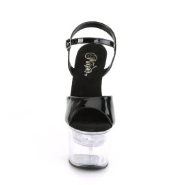 Pleaser FLASHDANCE-709 Plateau Sandaletten Transparent...